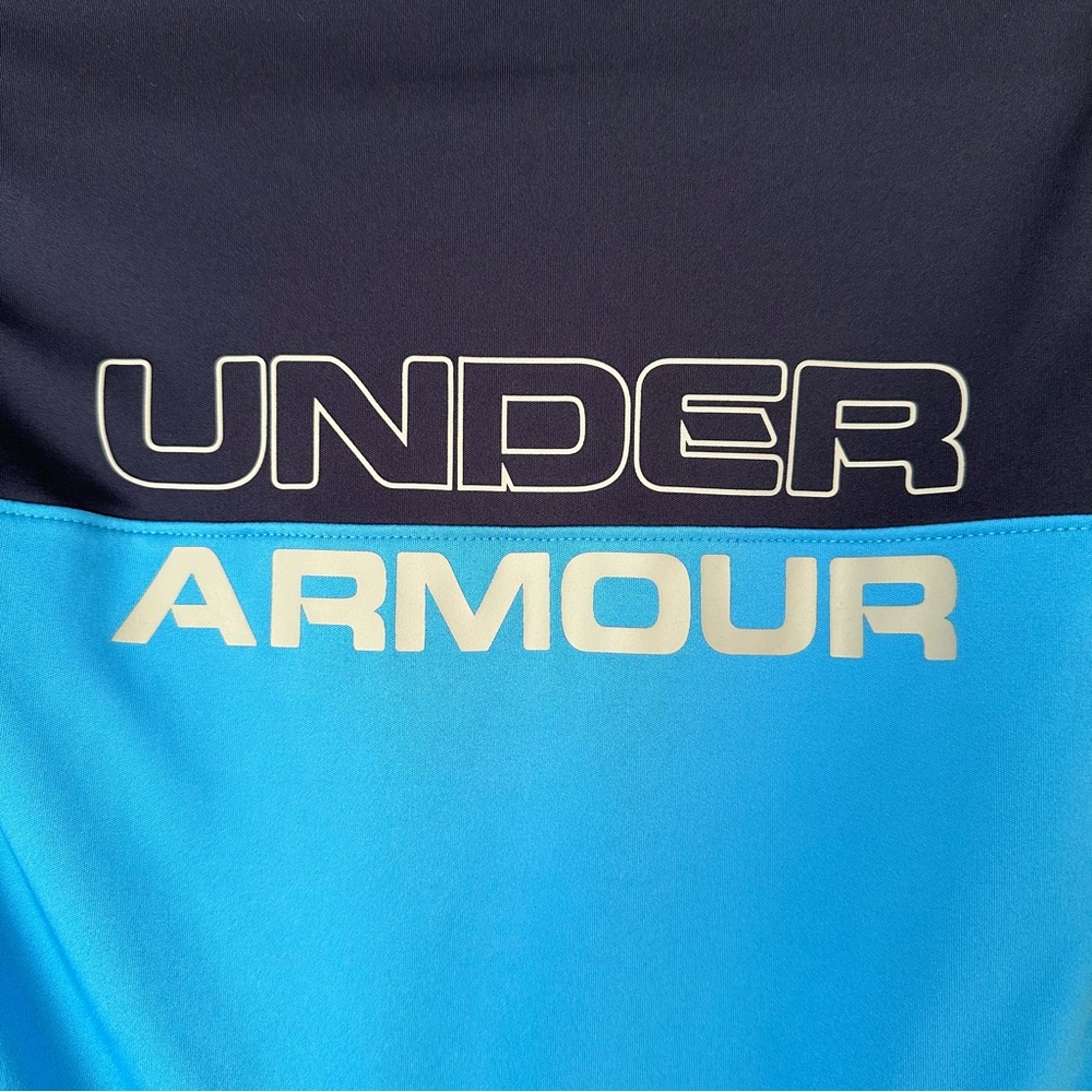 UNDER ARMOUR - Armour Fleece - ¼ Zip - Boys size 7 - Blue - Picture 7 of 10